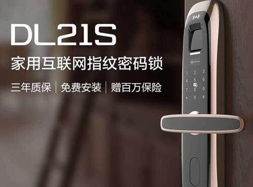 海(hǎi)康DL21S家(jiā)用(yòng)互聯網指紋密碼鎖